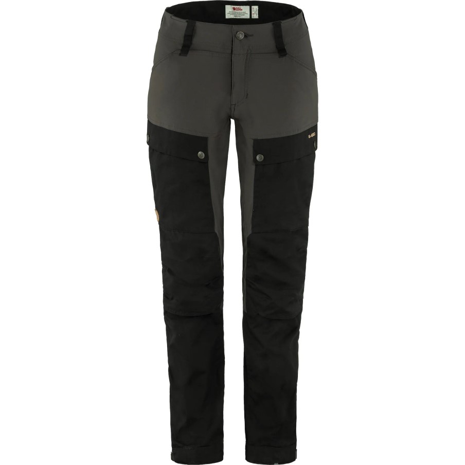 Keb Trousers W Reg Black-Stone Grey Fjällräven