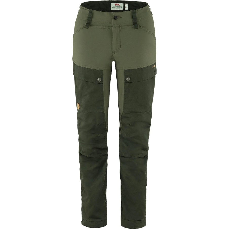 Deep Forest-Laurel Green Keb Trousers W Reg Fjällräven