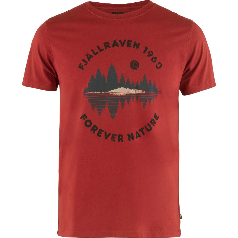 Forest Mirror T-Shirt M Deep Red Fjällräven