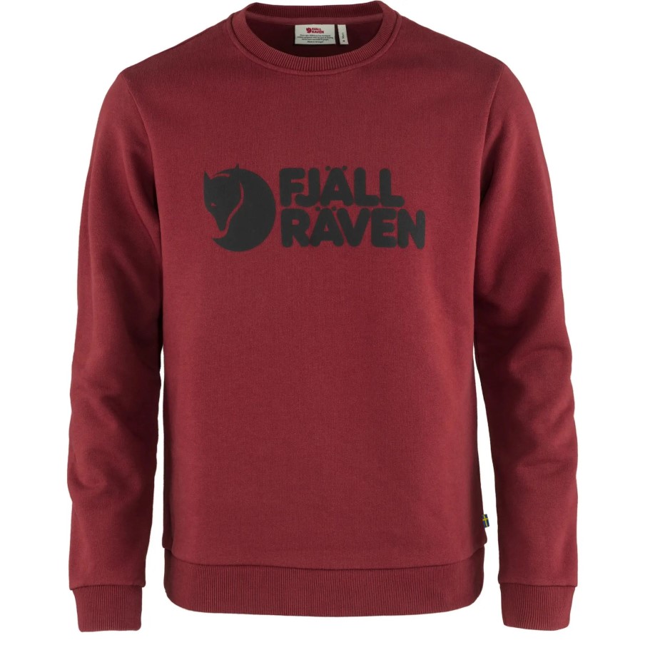 Logo Sweater M Red Oak Fjällräven