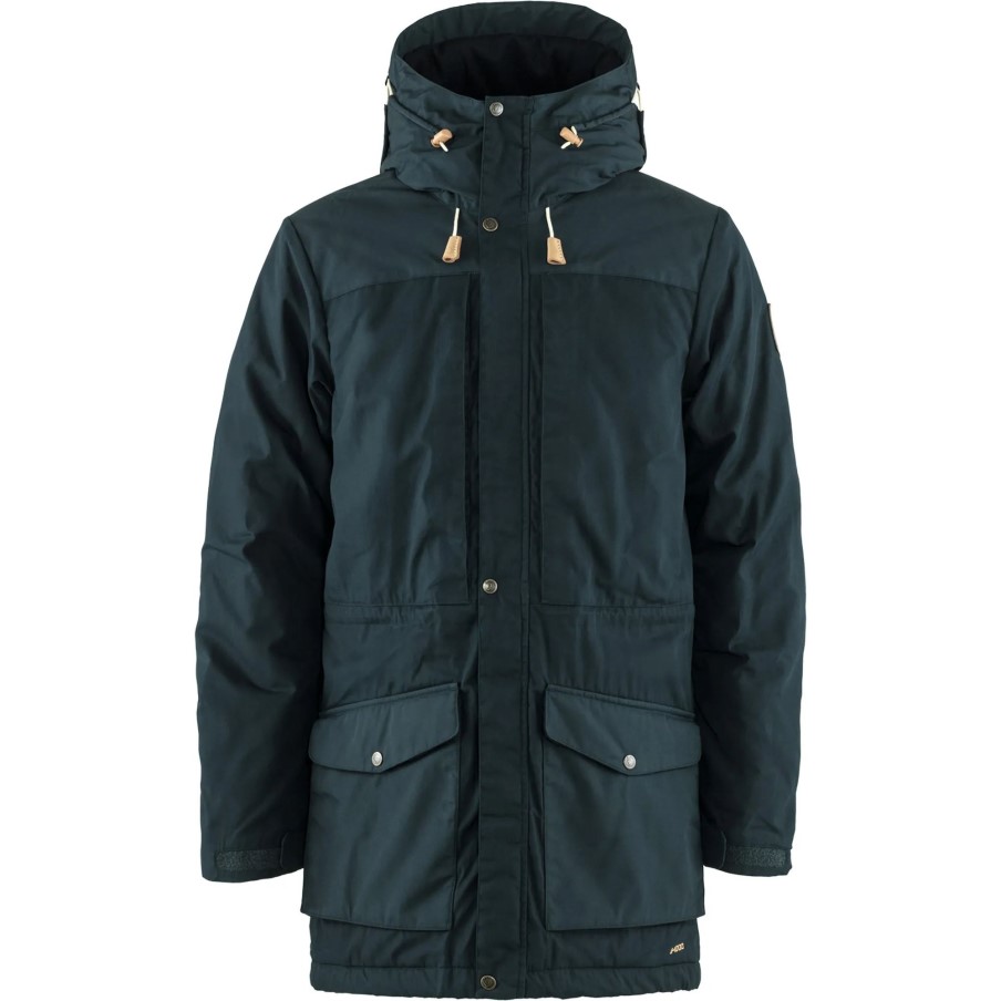 Singi Wool Padded Parka M Fjällräven Dark Navy