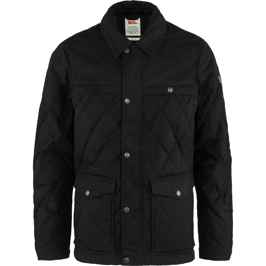 Övik Wool Padded Jacket M Fashion Fjällräven Black
