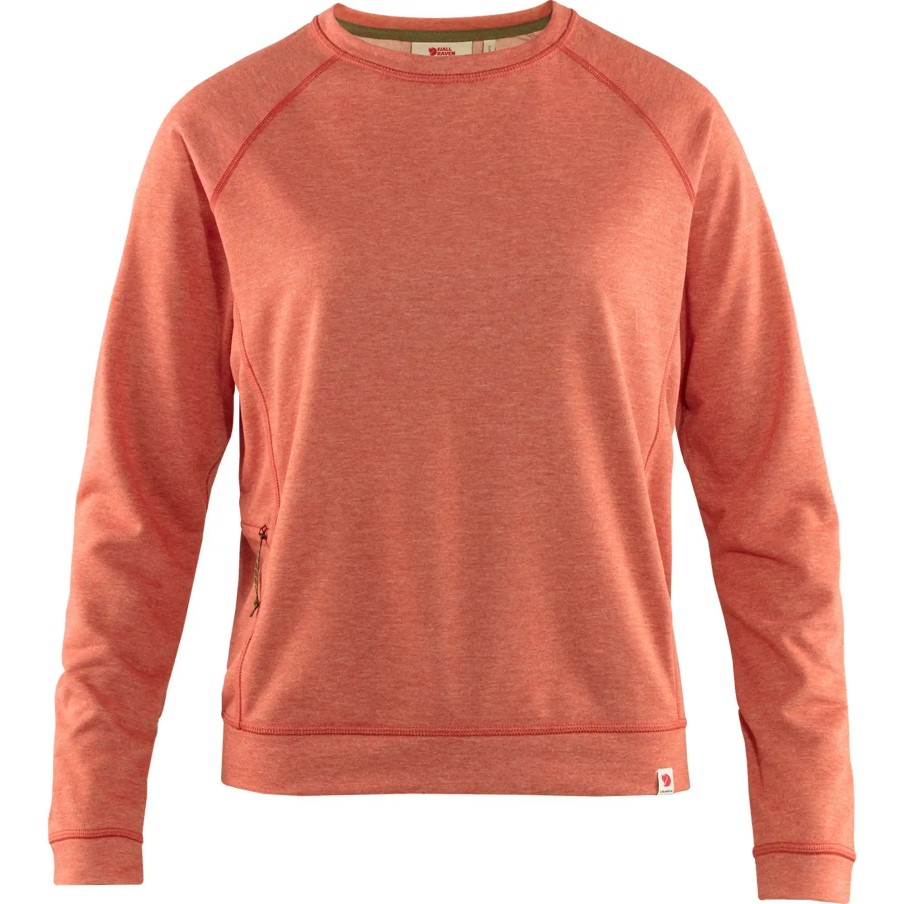 High Coast Lite Sweater W Fjällräven Rowan Red