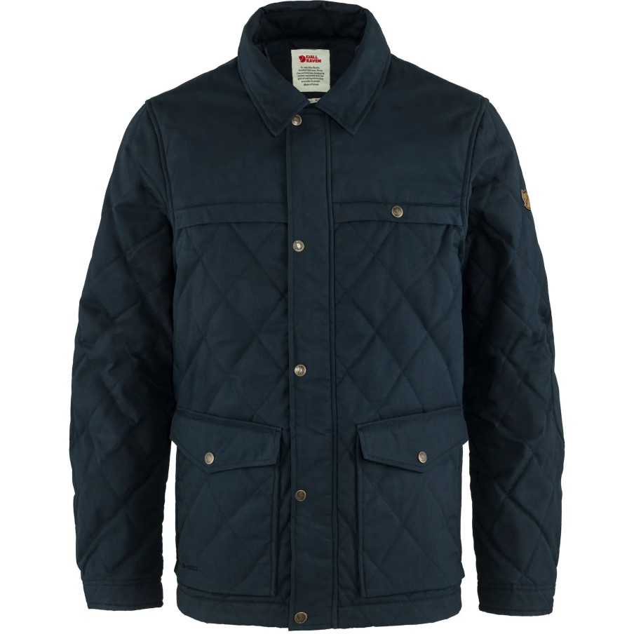 Övik Wool Padded Jacket M Dark Navy Fjällräven