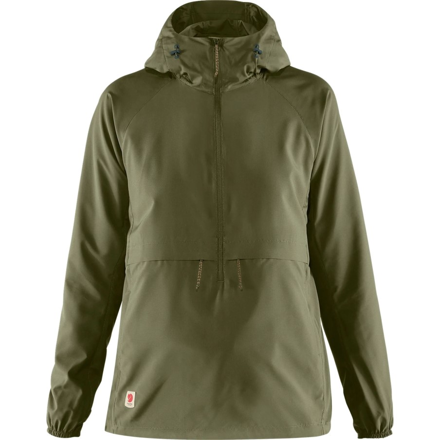 Green Fjällräven High Coast Lite Anorak W