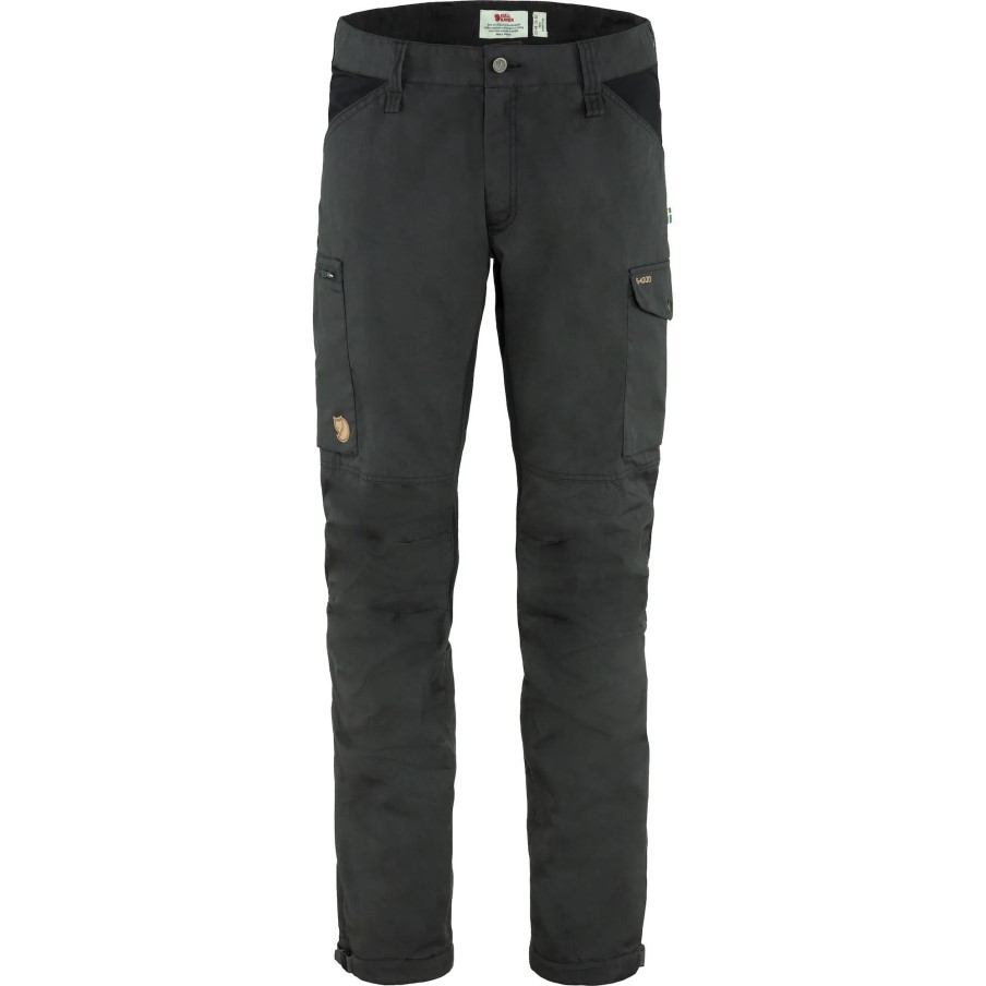 Dark Grey-Black Kaipak Trousers M Long Fjällräven