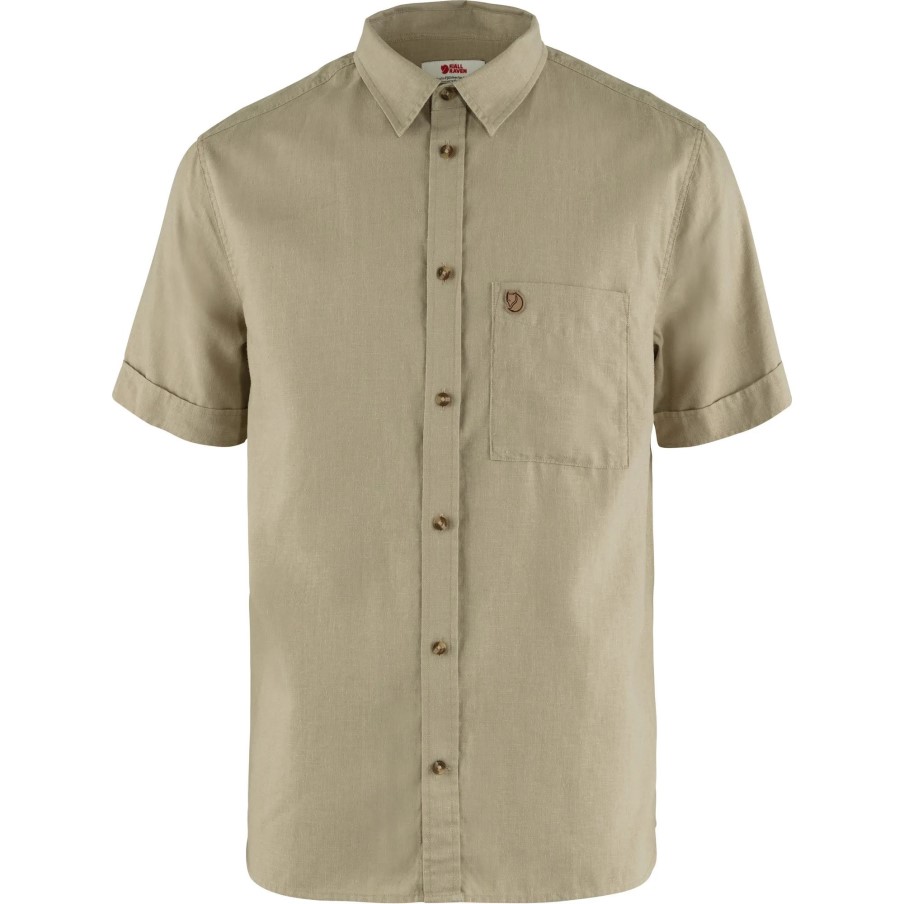 Fjällräven Övik Travel Shirt Ss M Sand Stone