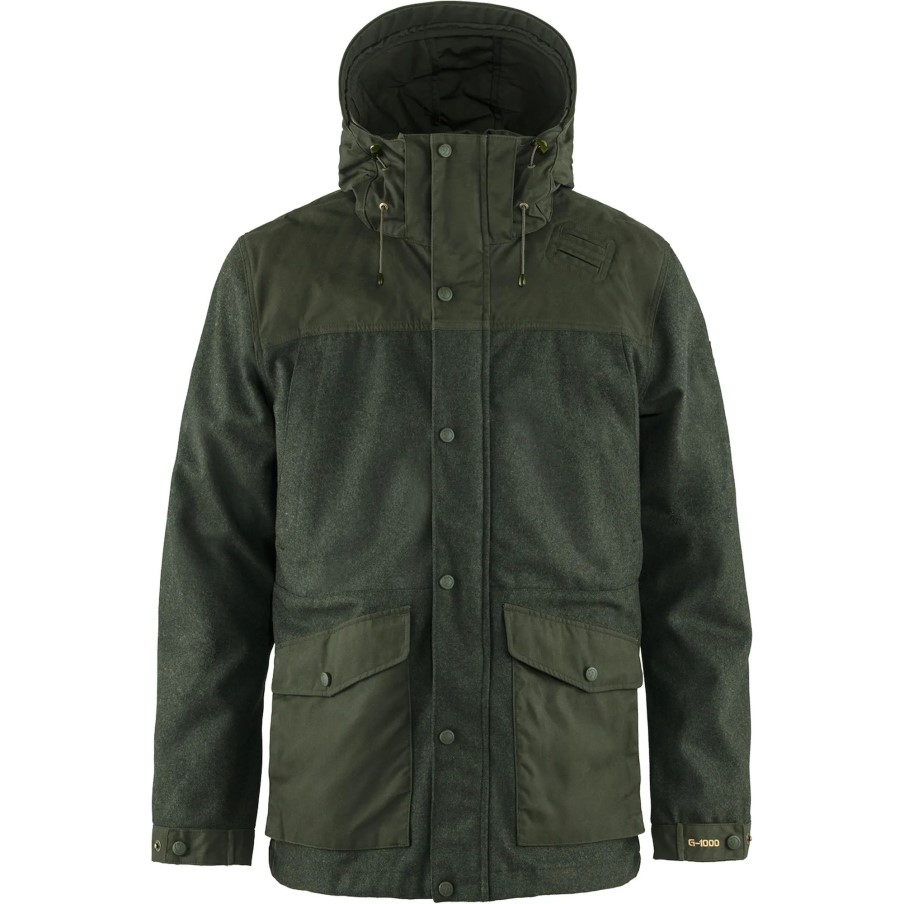 Deep Forest Värmland Wool Jacket M Fashion Fjällräven