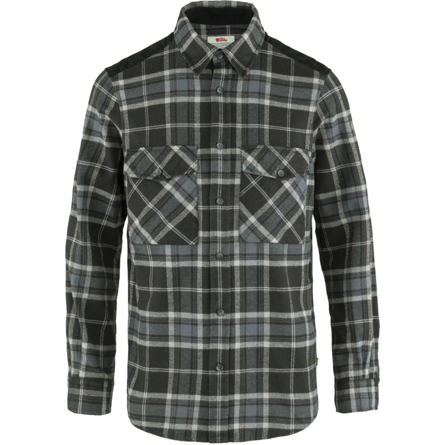 Black-Fog Övik Twill Shirt M Fjällräven