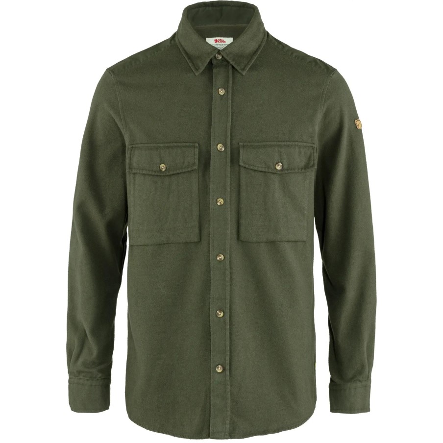 Fjällräven Övik Twill Shirt M Deep Forest-Deep Forest