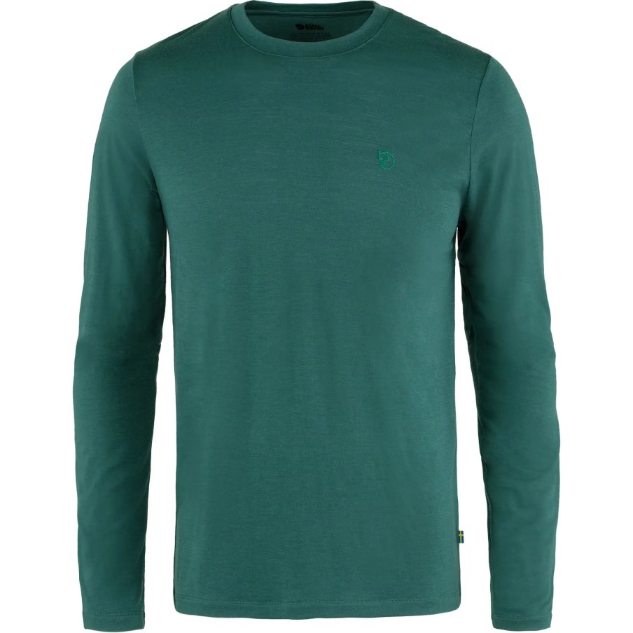 Fjällräven Arctic Green Abisko Wool Ls M