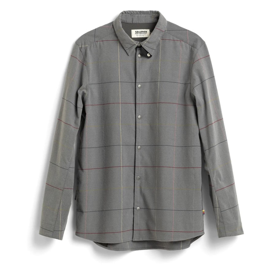 Fjällräven S/F Rider'S Flannel Shirt Ls M Grey Flag Window