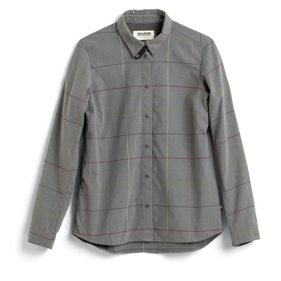 Grey Flag Window S/F Rider'S Flannel Shirt Ls W Fjällräven