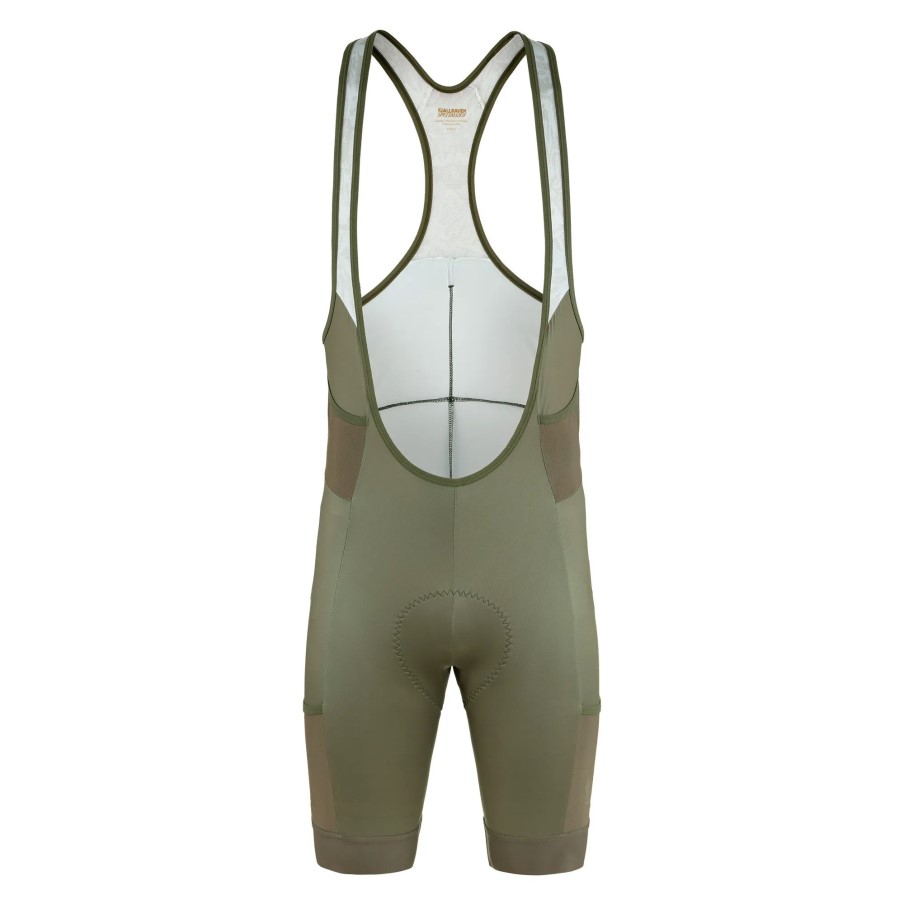 S/F Adventure Bib Shorts W/ Swat M Green Fjällräven
