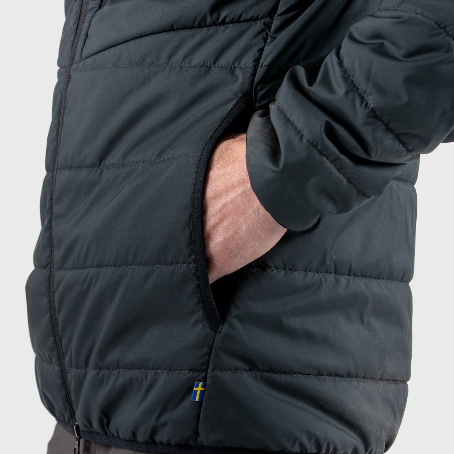 Fashion Fjällräven Keb Padded Hoodie M Chestnut