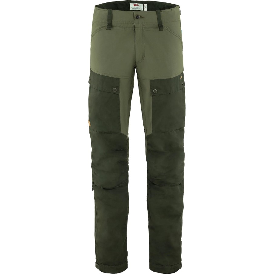 Deep Forest-Laurel Green Fjällräven Keb Trousers M Long