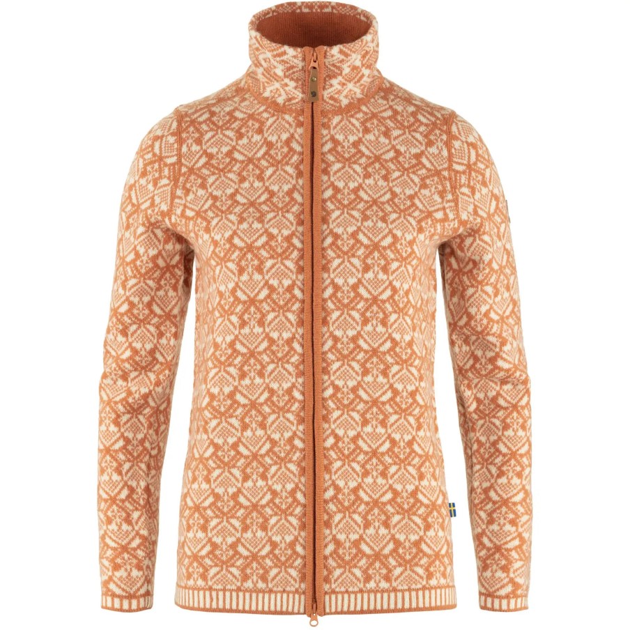 Snow Cardigan W Fjällräven Desert Brown