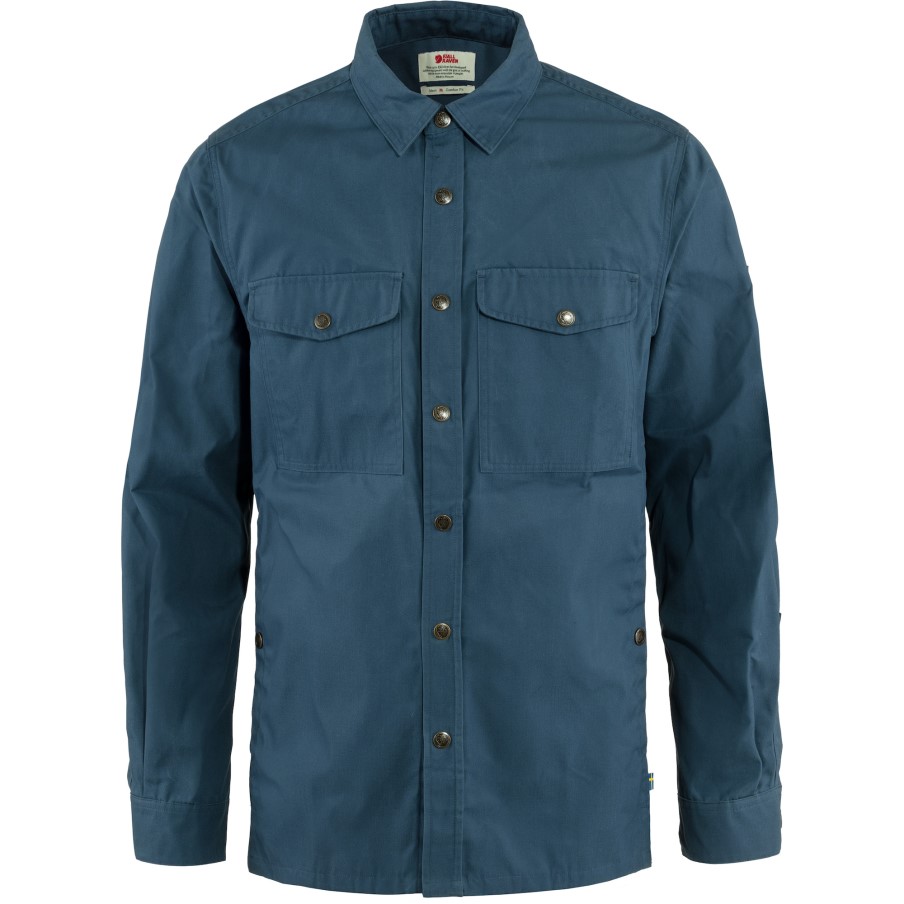 Singi Overshirt M Indigo Blue Fashion Fjällräven
