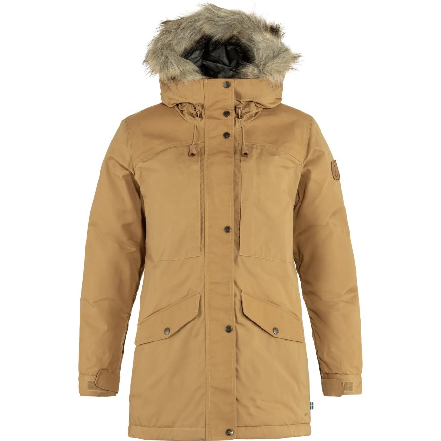 Singi Down Jacket W Buckwheat Brown Fjällräven