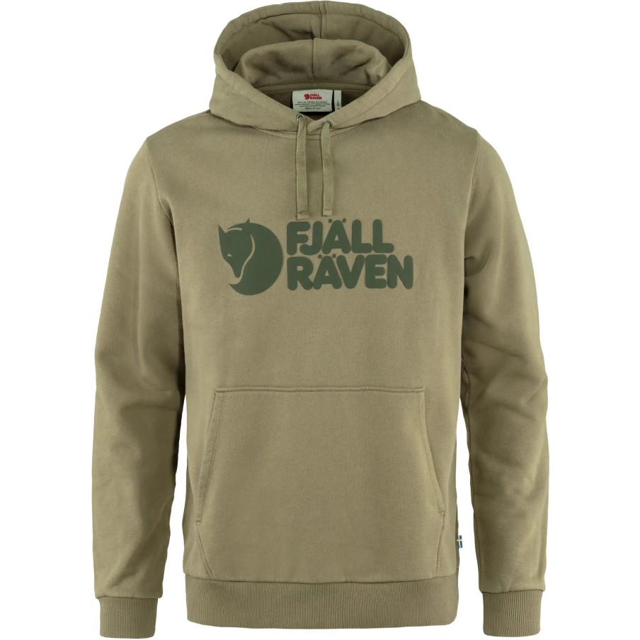 Light Olive Logo Hoodie M Fjällräven