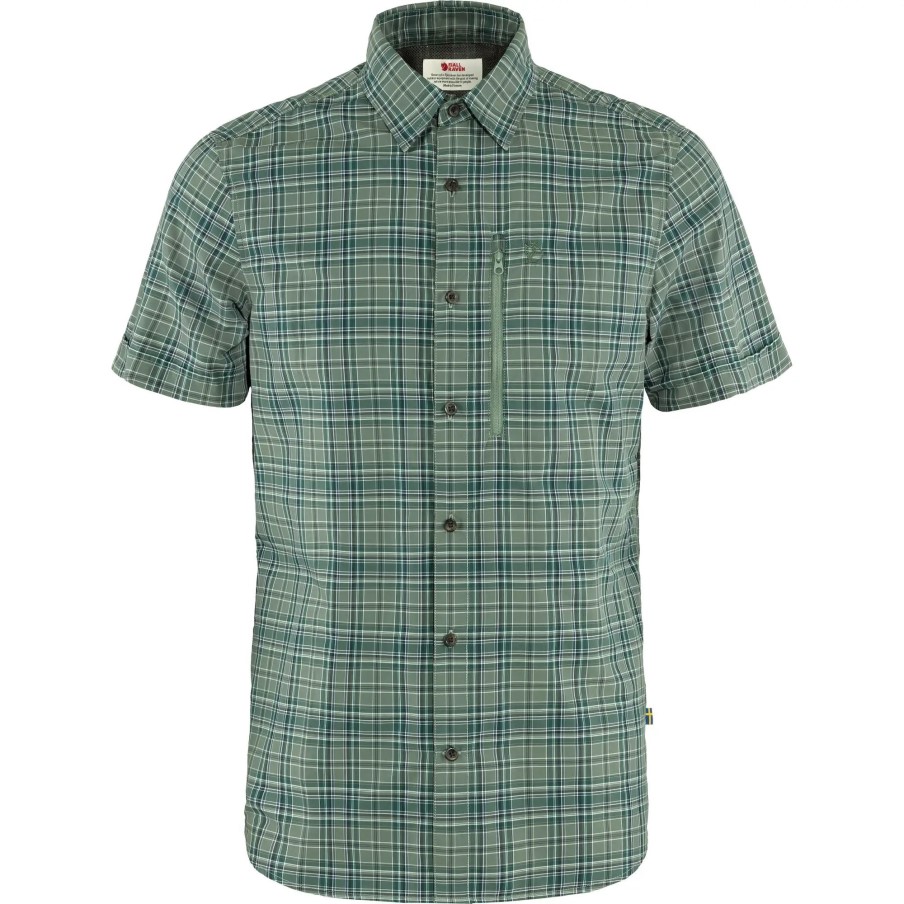 Fjällräven Abisko Hike Shirt Ss M Arctic Green-Patina Green