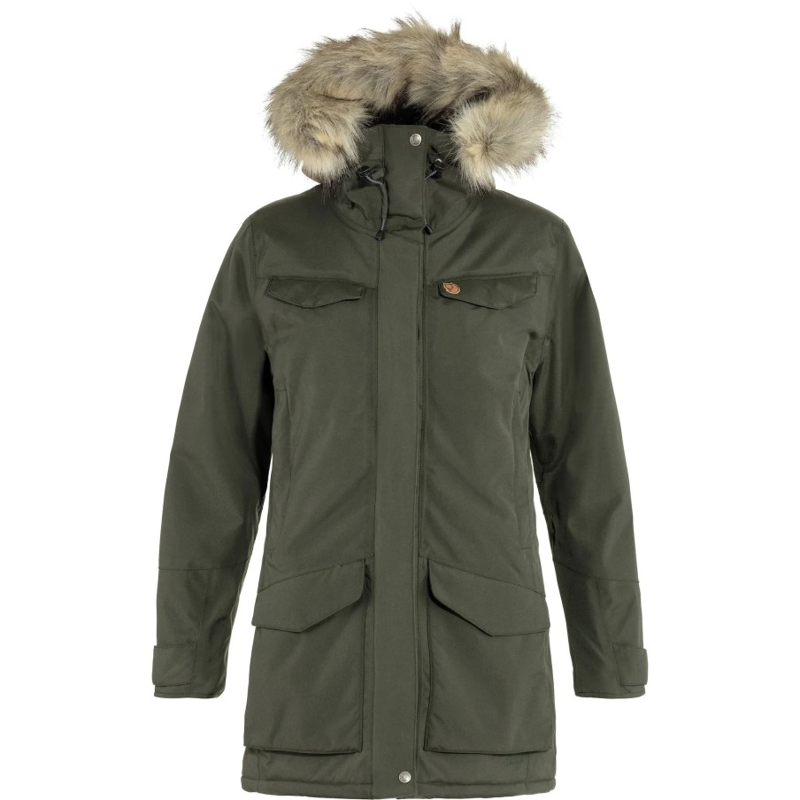 Nuuk Parka W Fjällräven Deep Forest