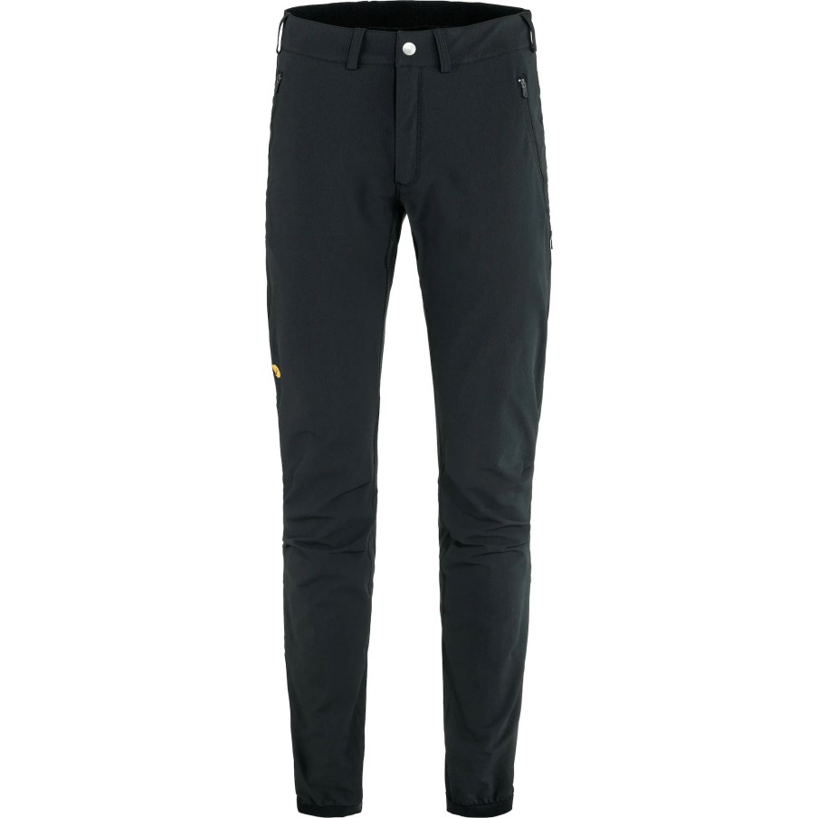 Black Fjällräven Bergtagen Stretch Trousers M
