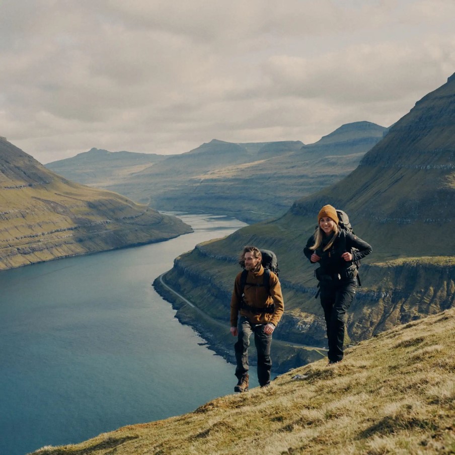 Dark Navy-Black Fjällräven Vidda Pro Trousers M Reg