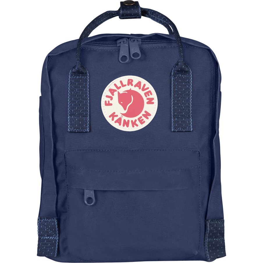 Fjällräven Royal Blue-Pinstripe Pattern Kånken Mini