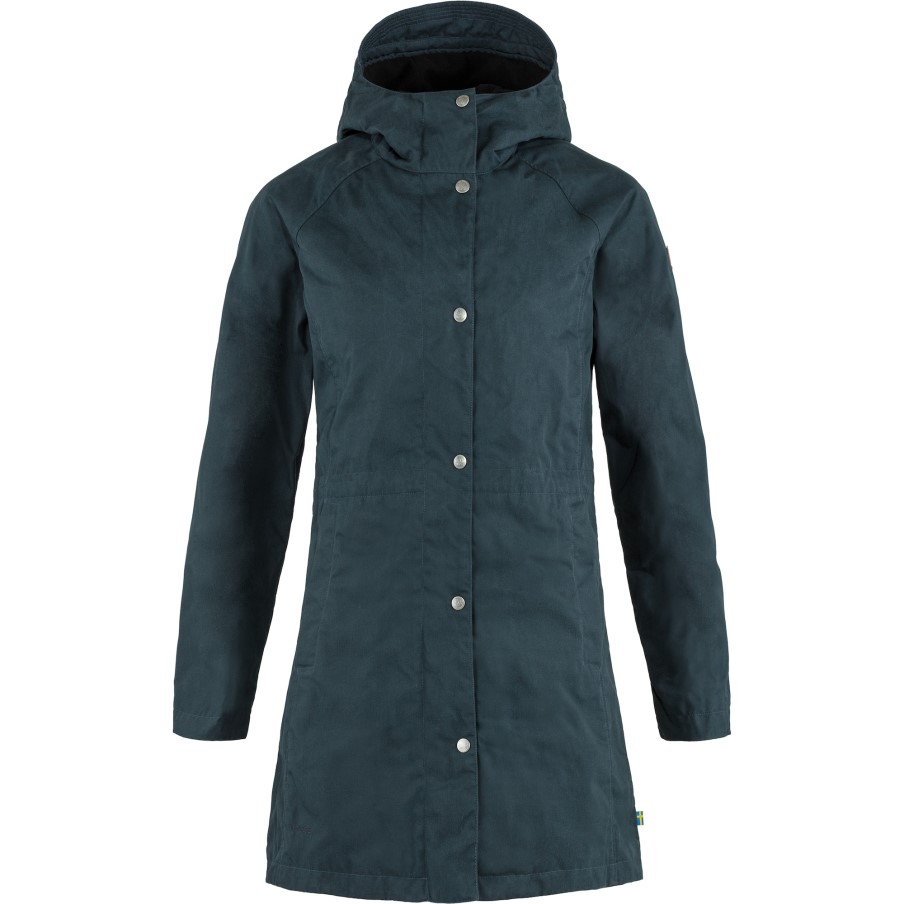 Fjällräven Dark Navy Karla Hydratic Jacket W