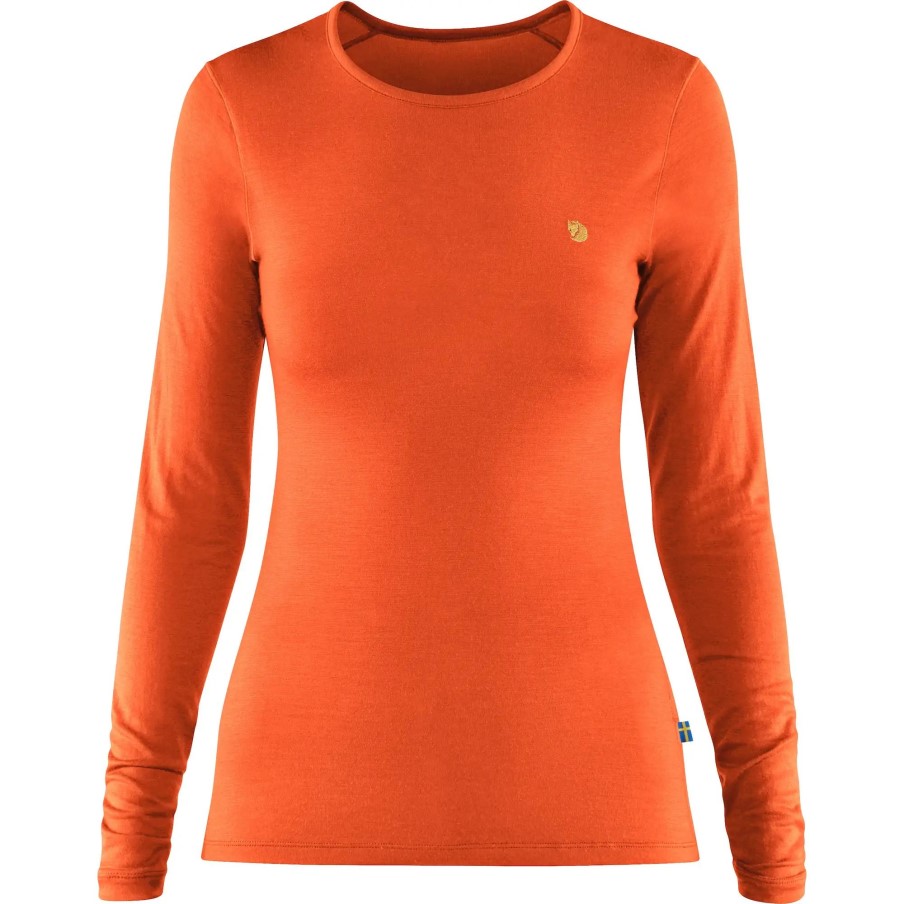 Hokkaido Orange Fjällräven Bergtagen Thinwool Ls W